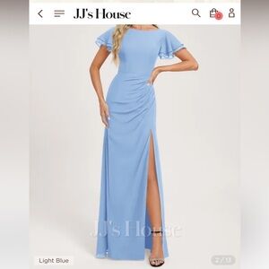 Beautiful Baby blue bridesmaids dress